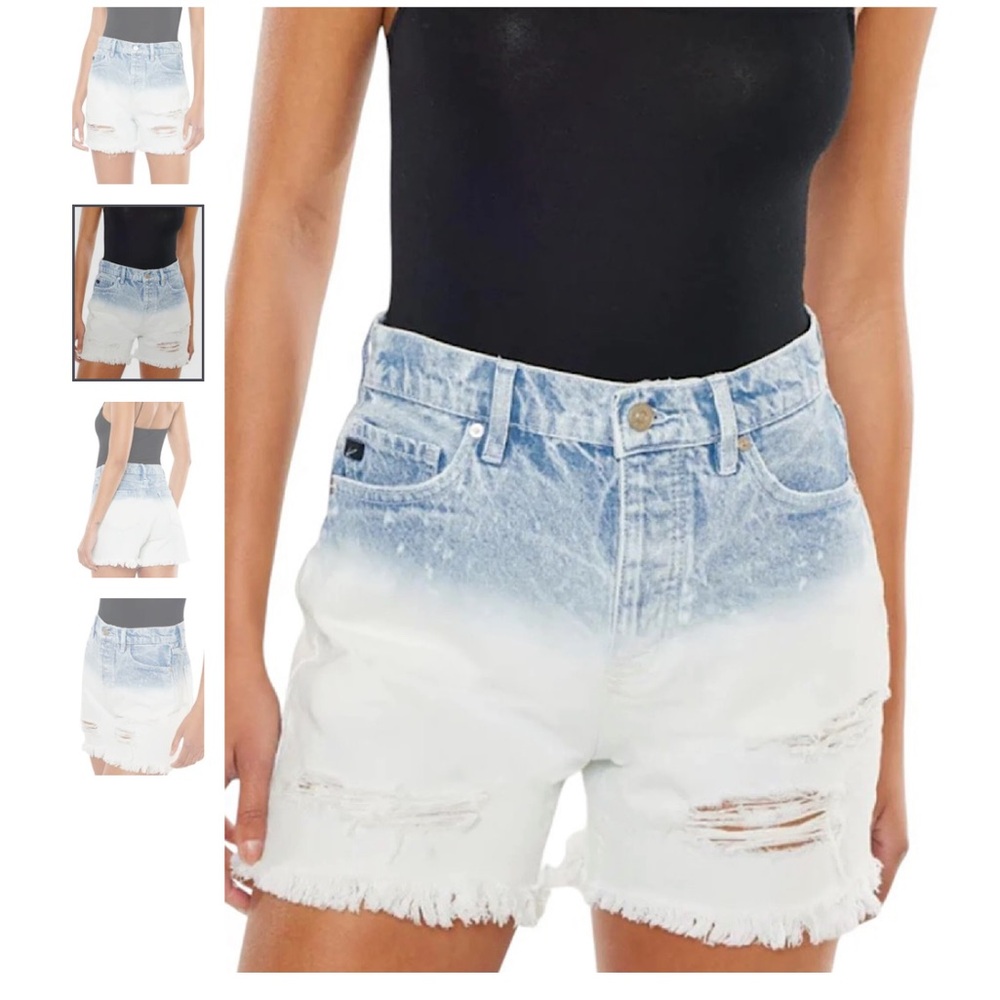 NWT Kancan Gradient Denim Women's Shorts Size 11
